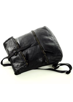 Plecak skórzany ponadczasowy handmade vera pelle -  MARCO MAZZINI czarny ze sklepu Verostilo w kategorii Plecaki - zdjęcie 143663712