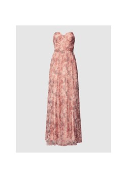 Długa sukienka wieczorowa z kwiatowym wzorem na całej powierzchni ze sklepu Peek&Cloppenburg  w kategorii Sukienki - zdjęcie 143667792