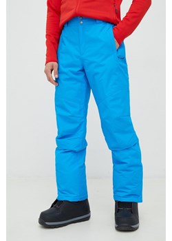 Columbia spodnie Bugaboo kolor niebieski ze sklepu ANSWEAR.com w kategorii Spodnie męskie - zdjęcie 143708030