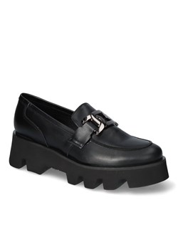Mokasyny Karino 4186/076-P Czarne lico ze sklepu Arturo-obuwie w kategorii Mokasyny damskie - zdjęcie 143709824