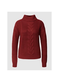 Sweter z dzianiny z fakturowanym wzorem ze sklepu Peek&Cloppenburg  w kategorii Swetry damskie - zdjęcie 143733214