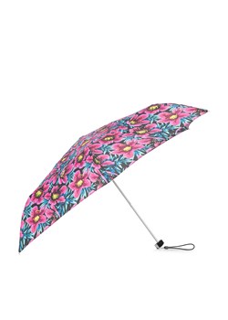 Parasol manualny mały różowo-czarny ze sklepu WITTCHEN w kategorii Parasole - zdjęcie 143747452