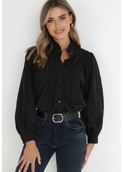 Czarna Koszula Oversize Megona ze sklepu Born2be Odzież w kategorii Koszule damskie - zdjęcie 143748823