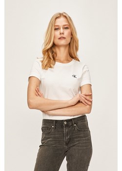 Calvin Klein Jeans - T-shirt J20J212883 ze sklepu ANSWEAR.com w kategorii Bluzki damskie - zdjęcie 143749491