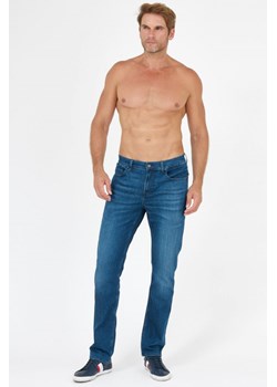 7 FOR ALL MANKIND - Granatowe jeansy męskie SLIMMY ze sklepu outfit.pl w kategorii Jeansy męskie - zdjęcie 143751262