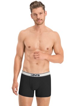 Levis 2-pack bawełnianych bokserek męskich 100001150, Kolor czarny melanż, Rozmiar S, Levis ze sklepu Intymna w kategorii Majtki męskie - zdjęcie 143752682