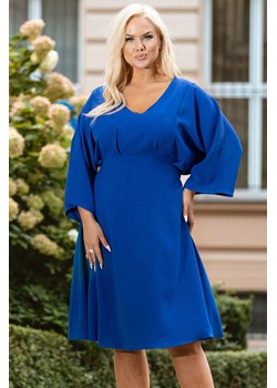 Ekskluzywna sukienka wizytowa odcinana pod biustem TYCJANA chaber ze sklepu karko.pl w kategorii Sukienki - zdjęcie 143760942