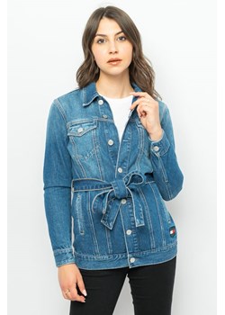 kurtka jeansowa damska tommy jeans dw0dw10474 niebieska ze sklepu Royal Shop w kategorii Kurtki damskie - zdjęcie 143762031
