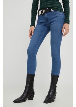 Wrangler jeansy Skinny Daydream damskie medium waist ze sklepu ANSWEAR.com w kategorii Jeansy damskie - zdjęcie 143816383