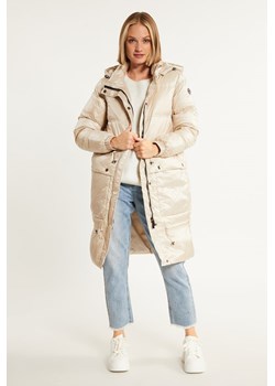 Puchowy płaszcz damski z kapturem ze sklepu MONNARI w kategorii Płaszcze damskie - zdjęcie 143817223