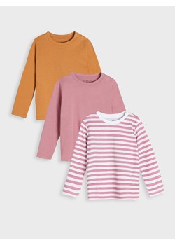 Sinsay - Koszulki 3 pack - Różowy ze sklepu Sinsay w kategorii Odzież dla niemowląt - zdjęcie 143841650
