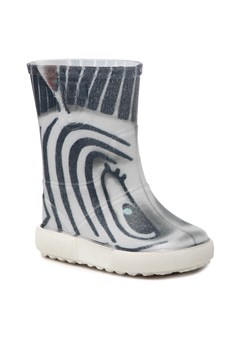 Kalosze BOATILUS - Nautic Rain Boot VAR.126 Zebra Grey 1 ze sklepu eobuwie.pl w kategorii Kalosze dziecięce - zdjęcie 143842223