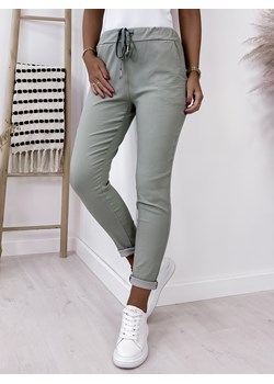 spodnie bolt khaki uni ze sklepu UBRA w kategorii Spodnie damskie - zdjęcie 144090011