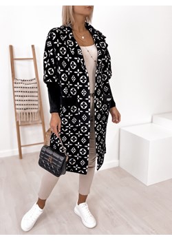płaszcz alpaka lorine czarny one size ze sklepu UBRA w kategorii Płaszcze damskie - zdjęcie 144092754