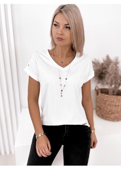 bluzka patsy biała uni ze sklepu UBRA w kategorii Bluzki damskie - zdjęcie 144098162