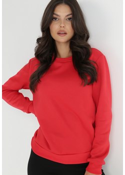 Czerwona Bluza Disphiffo ze sklepu Born2be Odzież w kategorii Bluzy damskie - zdjęcie 144100991