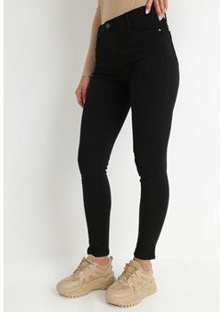 Czarne Spodnie Skinny Push Up Orun ze sklepu Born2be Odzież w kategorii Spodnie damskie - zdjęcie 144101030