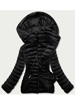 Przejściowa pikowana kurtka damska czarna (5m783-392) ze sklepu goodlookin.pl w kategorii Kurtki damskie - zdjęcie 144112114