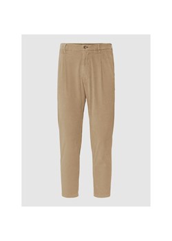 Spodnie sztruksowe o luźnym kroju z przeszytymi zakładkami w pasie model ‘Lead’ ze sklepu Peek&Cloppenburg  w kategorii Spodnie męskie - zdjęcie 144148450