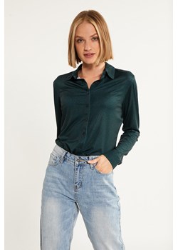 Wzorzysta koszulowa bluzka damska ze sklepu MONNARI w kategorii Koszule damskie - zdjęcie 144263823
