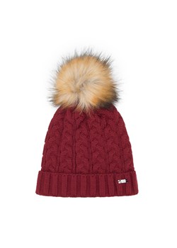 Damska czapka z gęstym warkoczowym splotem ze sklepu WITTCHEN w kategorii Czapki zimowe damskie - zdjęcie 144277702