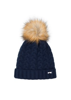 Damska czapka z gęstym warkoczowym splotem ze sklepu WITTCHEN w kategorii Czapki zimowe damskie - zdjęcie 144277703