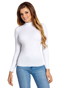Bluzka damska z wiskozy Resta Babell biała ze sklepu piubiu_pl w kategorii Bluzki damskie - zdjęcie 144282843