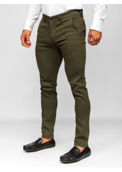 Khaki spodnie chinosy męskie Denley 5000-3 ze sklepu Denley w kategorii Spodnie męskie - zdjęcie 144310772