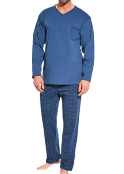 Bawełniana piżama męska Cornette Jason 122/218 niebieska ze sklepu bodyciao w kategorii Piżamy męskie - zdjęcie 144311023