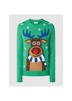Sweter w świątecznym stylu ze sklepu Peek&Cloppenburg  w kategorii Swetry męskie - zdjęcie 144367052