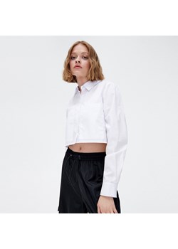 Cropp - Biała koszula - Biały ze sklepu Cropp w kategorii Koszule damskie - zdjęcie 144420221