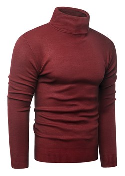 Sweter/golf 2400 -bordo ze sklepu Risardi w kategorii Swetry męskie - zdjęcie 144425704