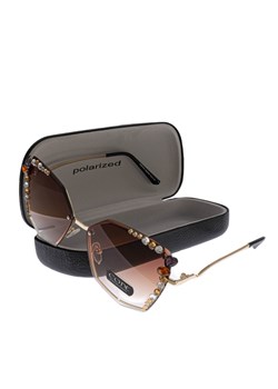 Okulary damskie przeciwsłoneczne CODE ze sklepu JK-Collection w kategorii Okulary przeciwsłoneczne damskie - zdjęcie 144449412