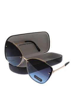 Okulary damskie przeciwsłoneczne CODE ze sklepu JK-Collection w kategorii Okulary przeciwsłoneczne damskie - zdjęcie 144449413
