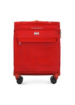 Mała walizka miękka jednokolorowa ze sklepu WITTCHEN w kategorii Walizki - zdjęcie 144605493