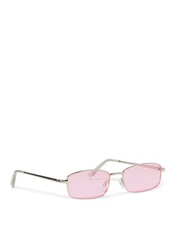 Okulary przeciwsłoneczne RUBI - Mila Metal Frame Sunglasses 4589711-05 Silver/Pink ze sklepu eobuwie.pl w kategorii Okulary przeciwsłoneczne damskie - zdjęcie 144610690