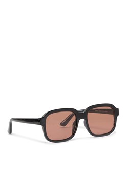 Okulary przeciwsłoneczne Rubi - Stevie Square Sunglasses 4589363-01 Black/Brown ze sklepu eobuwie.pl w kategorii Okulary przeciwsłoneczne damskie - zdjęcie 144610692