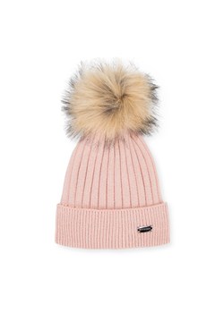 Damska czapka z błyszczącą nitką ze sklepu WITTCHEN w kategorii Czapki zimowe damskie - zdjęcie 144611753