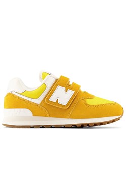 Buty New Balance PV574RC1 - żółte ze sklepu streetstyle24.pl w kategorii Buty sportowe dziecięce - zdjęcie 144627163