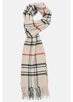 Szal Jasnobeżowy w Kratę Tartan Unisex ze sklepu Lancerto S.A. w kategorii Dodatki męskie - zdjęcie 144652810