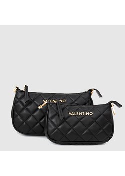 VALENTINO BAGS - Czarna podwójna torebka OCARINA CROSSBODY ze sklepu outfit.pl w kategorii Torebki damskie - zdjęcie 144676274