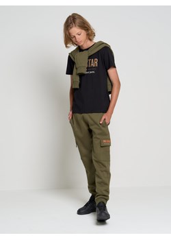 Spodnie dresowe chłopięce bojówki zielone Waldo 303 ze sklepu Big Star w kategorii Spodnie chłopięce - zdjęcie 144677290