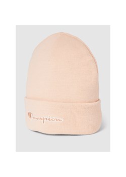 Czapka beanie z wyhaftowanym logo model ‘BEANIE CAP’ ze sklepu Peek&Cloppenburg  w kategorii Czapki zimowe damskie - zdjęcie 144684490