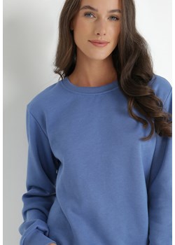 Niebieska Bluza Sotear ze sklepu Born2be Odzież w kategorii Bluzy damskie - zdjęcie 144698733