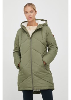 Roxy kurtka damska kolor zielony zimowa ze sklepu ANSWEAR.com w kategorii Kurtki damskie - zdjęcie 144734782