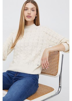 Pepe Jeans sweter damski kolor beżowy lekki ze sklepu ANSWEAR.com w kategorii Swetry damskie - zdjęcie 144760003