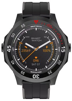 Smartwatch RUBICON RNCE85 Czarny ze sklepu happytime.com.pl w kategorii Zegarki - zdjęcie 144783451
