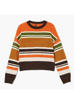 Cropp - Sweter w kolorowe paski oversize - Wielobarwny ze sklepu Cropp w kategorii Swetry damskie - zdjęcie 144811512