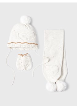Zestaw czapka szalik i rękawiczki MAYORAL - 9543 Milk Vig 24 ze sklepu eobuwie.pl w kategorii Odzież dla niemowląt - zdjęcie 144814913