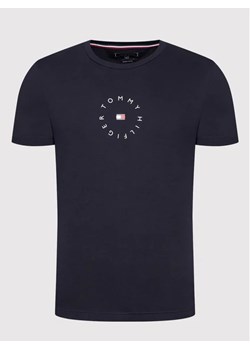 TOMMY HILFIGER KOSZULKA T-SHIRT ROUNDALL GRAPHIC TEE GRANATOWA ze sklepu Milgros.pl w kategorii T-shirty męskie - zdjęcie 144815430